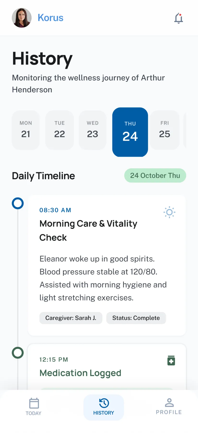 Relative app after screen 2