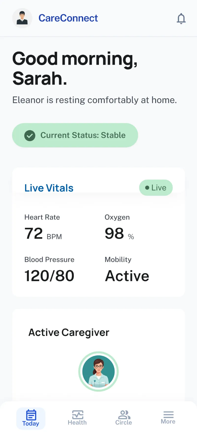 Relative app before screen 2