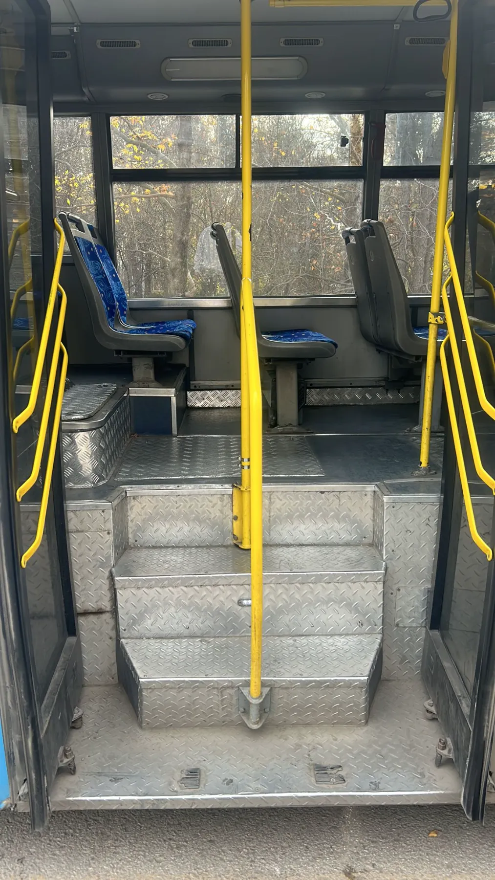 Riding the bus during field research