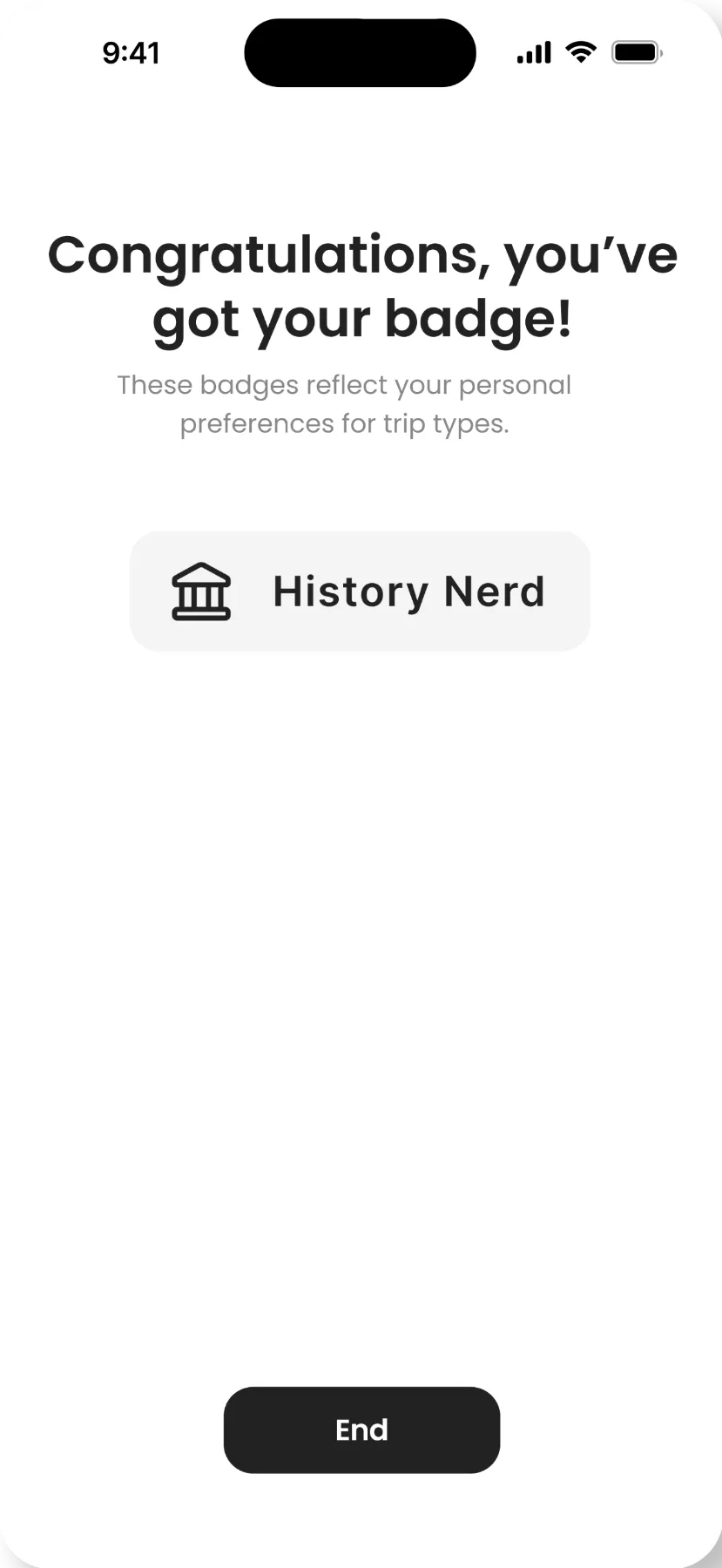 Badge earned